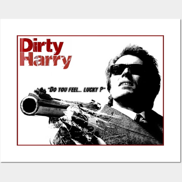 Dirty Harry-08v4___Do you feel... lucky? Wall Art by SciFi_Kaiju_Guy